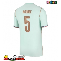 Camisa de Futebol França Jules Kounde #5 Equipamento Secundário Mundo 2026 Manga Curta